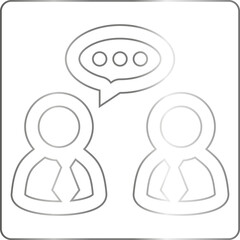 People icon says gradient design