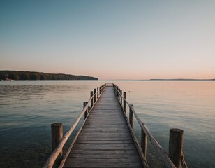 Fototapeta premium Aerial View of Stegen am Ammersee's Lakeside Serenity