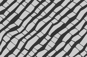 Rubble wild stone masonry seamless pattern