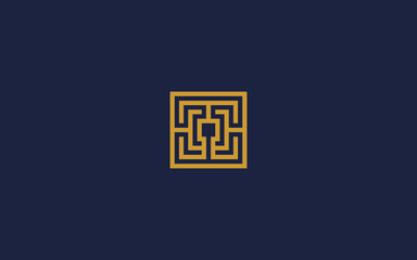 square maze logo icon design vector design template inspiration