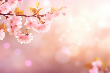 Fototapeta premium Beautiful spring blossom background