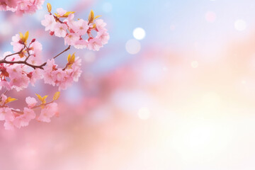 Beautiful spring blossom background
