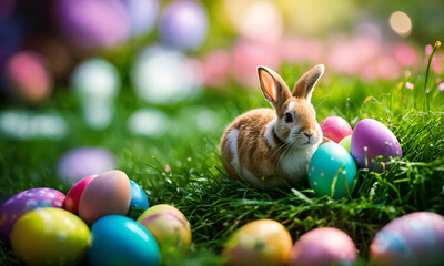 Easter Eggs and Bunny