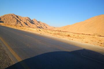 Beautiful dry mountains in Quetta, Pakistan