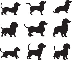 Dachshund Dog Silhouette