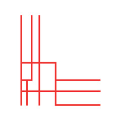 Chinese New Year Corner Border