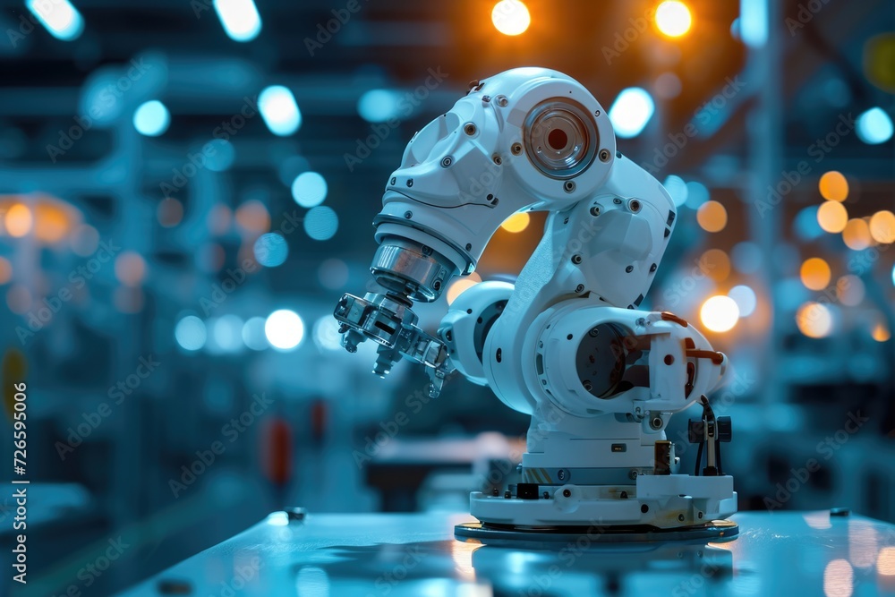 Poster robotic automation boosts productivity reliability and repeatability.