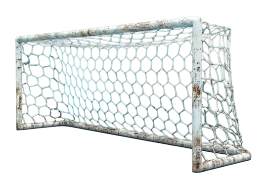 soccer goal isolated on transparent background ,football goal png ,generative ai - Powered by Adobe