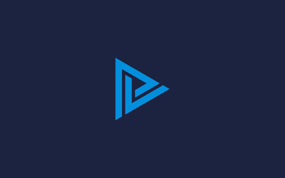 letters lp or pl with play logo icon design vector design template inspiration