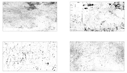 Grunge Urban Backgrounds set. Texture Vector. Dust Overlay Distress