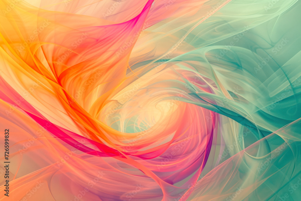 Poster abstract swirls and curves background, a dynamic and fluid scene featuring abstract swirls and curve