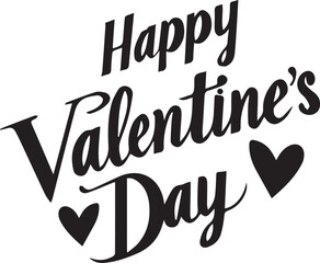 The Best Happy Valentines Day Typography, Calligraphy, Vector, T-shirt Design.