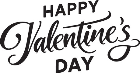 The Best Happy Valentines Day Typography, Calligraphy, Vector, T-shirt Design.