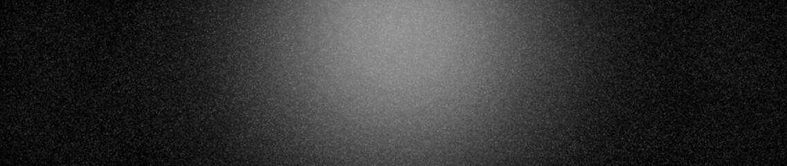 fondo abstracto  texturizado, brillante, negro iluminada, oscuro, luz, con espacio, para diseño, panorámica. Bandera web, superficie poroso, grano, rugosa, brillante, textura de tela, textile - obrazy, fototapety, plakaty
