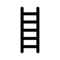 Ladder isolated on white, ladder icon vector in trendy flat style isolated on white background.