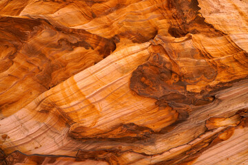 Colorful sandstone pattern und structures found near Escalante, Utah