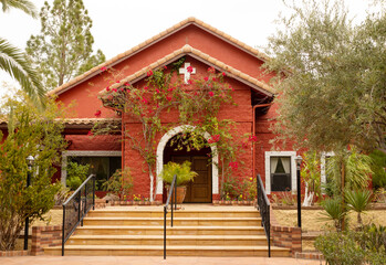 St Antony Church at St Antony Greek Orthodox Monastery in Florence, Arizona, USA Spirituality and...
