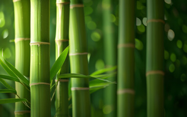 Bamboo trunk close up background 