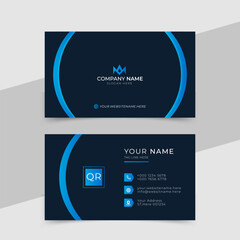 business card template, modern design template