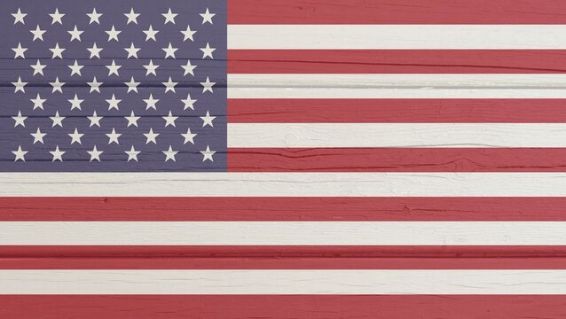 Wooden planks United States of America USA national country flag vector