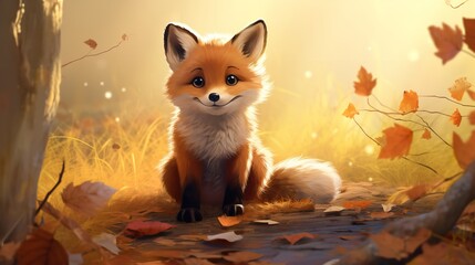 Watercolor Woodland Animals - Bear, Fox, Bunny, Raccoon

