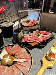 barbecue, beef and meat