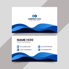 set of business card templates, modern design template