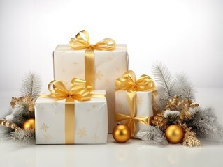 Naklejka na ściany i meble christmas gift box