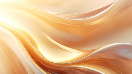 Abstract background Gold over Silver, shimmering tones, harmonious shapes, and metallic colors, a visually stunning and luxurious visual display Ai Generative