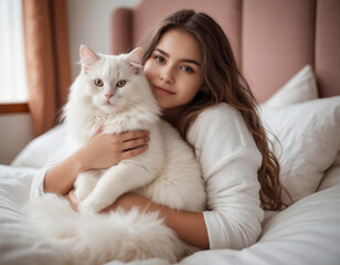 person with cat
girl with cat
girl with kitten
child with kitten
cat
kitty
animal
child with cat
beautiful girl
beautiful child
teenager with kitten
portrait of a girl with a kitten
girl sleeping with