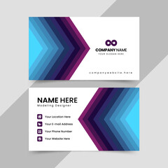set of business cards, modern business card