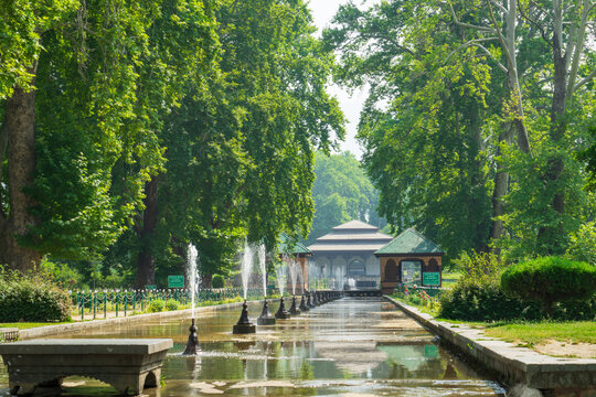 Shalimar Garden is also known as the Garden of Love. There are many Mughal gardens in Srinagar,  Jammu and Kashmir state, India.