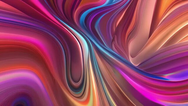 Color Fusion A fusion of colors shifting and blending in a continuous seamless motion. Abstract motion background