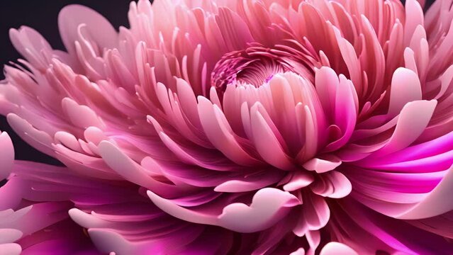 Get lost in the hypnotic movements of animated floral blooms that seem to exist in a dreamlike state. Abstract motion background
