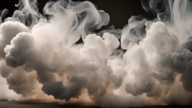A striking display of smoke in constant motion evoking a sense of fluidity and motion. Abstract motion background