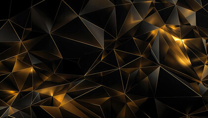 dark and gold geometric background with an abstract design