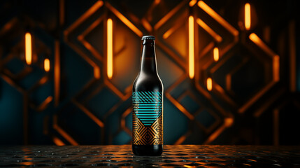 Premium beer concept art, perfect for mockups and idea generation
