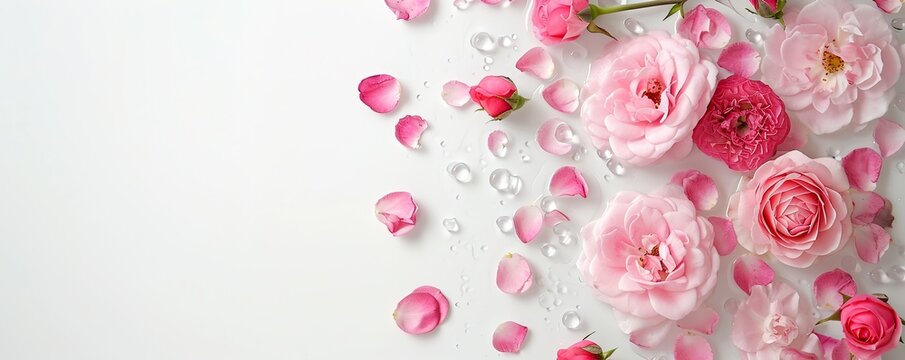 pink background with bubbles HD 8K wallpaper Stock Photographic Image