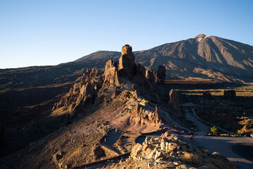 Sendero Roques de García w Parku Narodowym Teide, Teneryfa, Wyspy Kanaryjskie