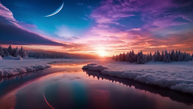 A stunning and fleeting moment the stratospheric clouds at dawn are a sight to behold.