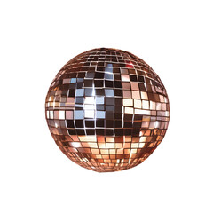 Disco Ball Isolated On Transparent Background