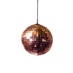 Disco Ball Isolated On Transparent Background