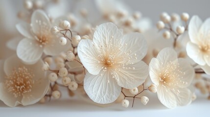 White Blossoms Artistic Floral Arrangement