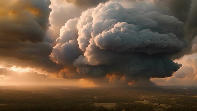 A supercell cloud formation inspires both awe and fear in those who witness it.