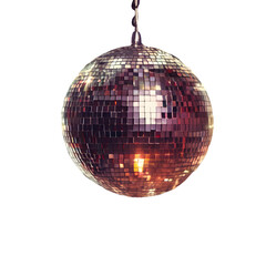 Disco Ball Isolated On Transparent Background