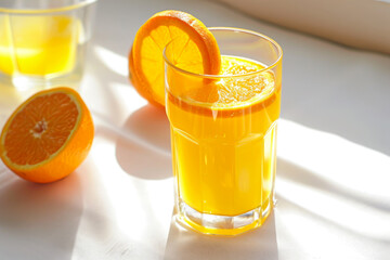 Radiance in a Glass: Exquisite Orange Juice Delight