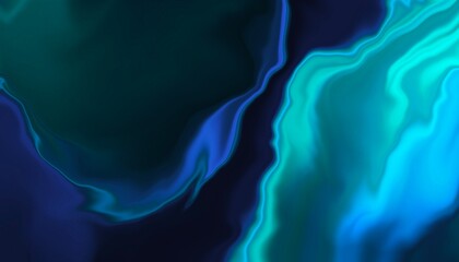 Abstract blue liquid paint background.