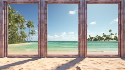 Window sky nature UHD wallpaper