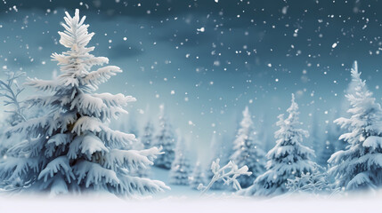 Obraz premium Festive snowflake background with beautiful design and space for text