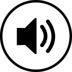 Speaker vector icon. Mail Icon Symbols vector. symbol for web site Computer and mobile vector. Audio speaker volume, Advertising and distribution with editable stroke, on transparent background.